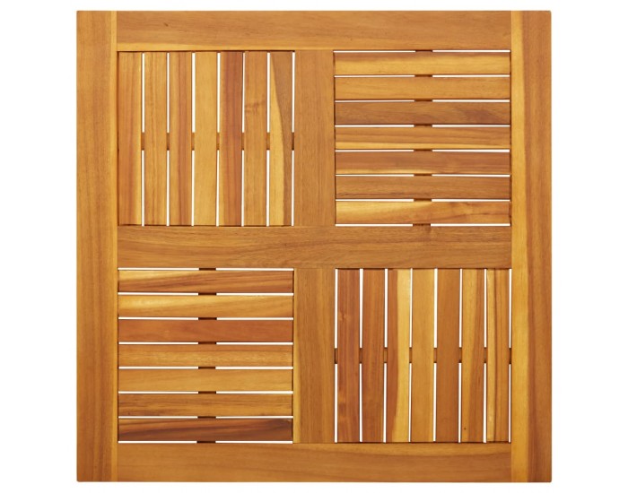 Sonata H Плот за маса, 80x80x2,2 см, квадратен, акациево дърво масив