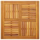 Sonata H Плот за маса, 80x80x2,2 см, квадратен, акациево дърво масив