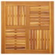 Sonata Blat de masă pătrată, 80x80x2,2 cm, lemn masiv de acacia