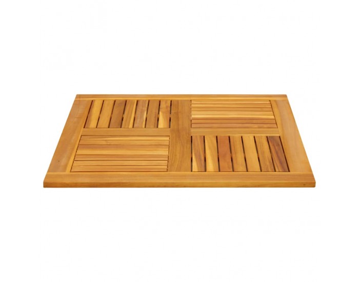 Sonata H Плот за маса, 80x80x2,2 см, квадратен, акациево дърво масив