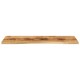 Sonata Blat birou cu decupaj curbat 140x50x2,5cm lemn masiv mango brut