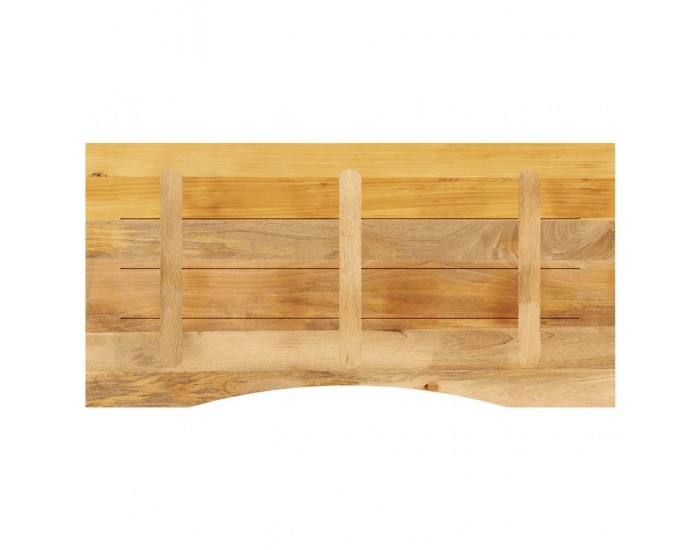 Sonata H Плот за бюро с извивка 140x50x2,5 см грубо мангово дърво масив