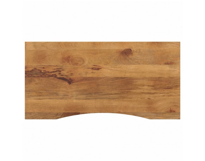 Sonata H Плот за бюро с извивка 110x50x2,5 см грубо мангово дърво масив