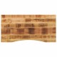 Sonata Blat birou cu decupaj curbat 110x50x2,5cm lemn masiv mango brut
