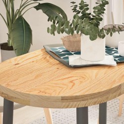 Sonata H Плот за маса, 100x50x4 см, дъбово дърво масив, овална - Piese pentru mese