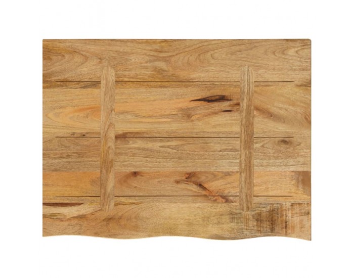 Sonata H Плот на маса 70x60x2,5 cm Жив ръб Масивна дървесина Грубо манго