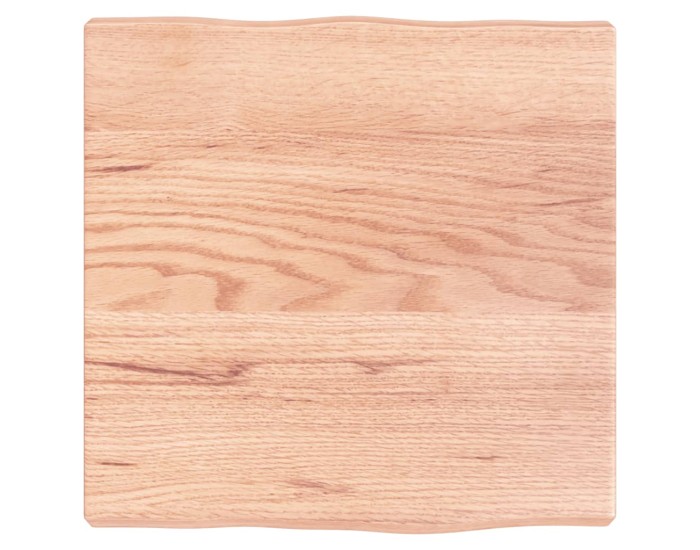Sonata Blat masă, 40x40x(2-4) cm, maro, lemn tratat contur organic