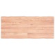 Sonata Blat masă, 140x60x(2-6) cm, maro, lemn tratat contur organic