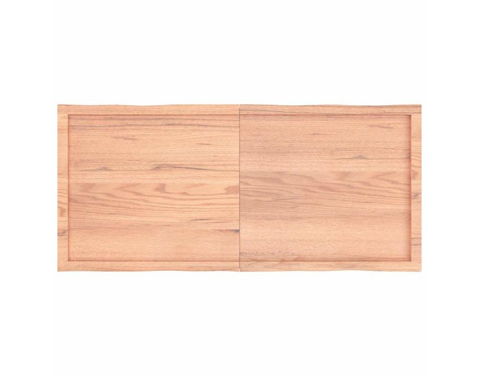 Sonata Blat masă, 140x60x(2-6) cm, maro, lemn tratat contur organic