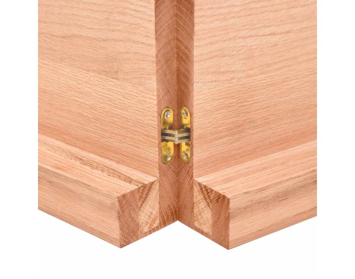 Sonata Blat masă, 140x60x(2-6) cm, maro, lemn tratat contur organic