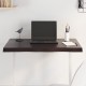 Sonata Blat masă, 80x60x(2-4) cm, maro, lemn tratat contur organic