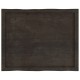 Sonata Blat masă, 80x60x(2-4) cm, maro, lemn tratat contur organic