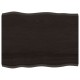 Sonata Blat masă, 80x60x(2-4) cm, maro, lemn tratat contur organic