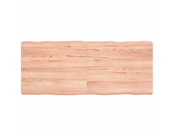 Sonata Blat masă, 120x50x(2-6) cm, maro, lemn tratat contur organic