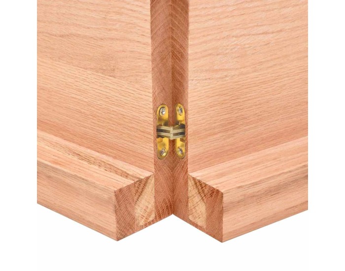 Sonata Blat masă, 120x50x(2-6) cm, maro, lemn tratat contur organic