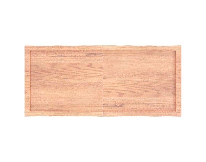 Sonata Blat masă, 120x50x(2-6) cm, maro, lemn tratat contur organic