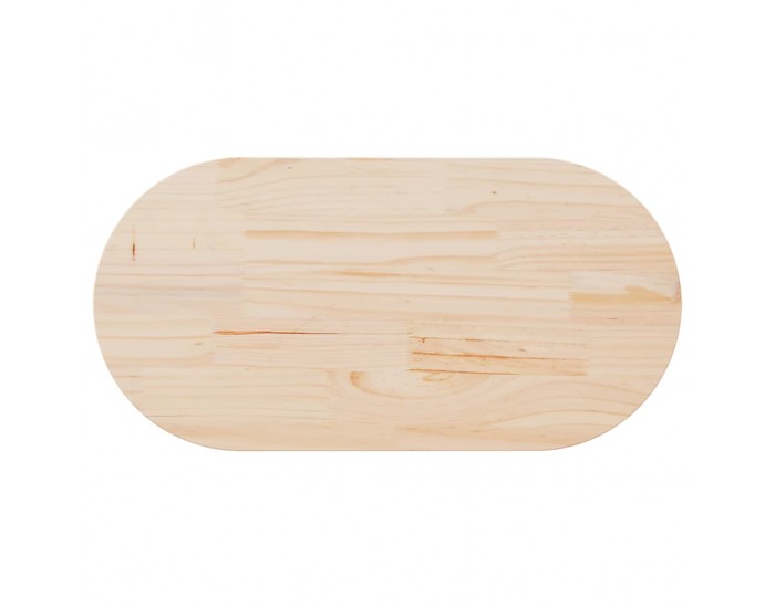 Sonata H Плот за маса 110x55x2,5 см, масивна дървесина, бор, овален