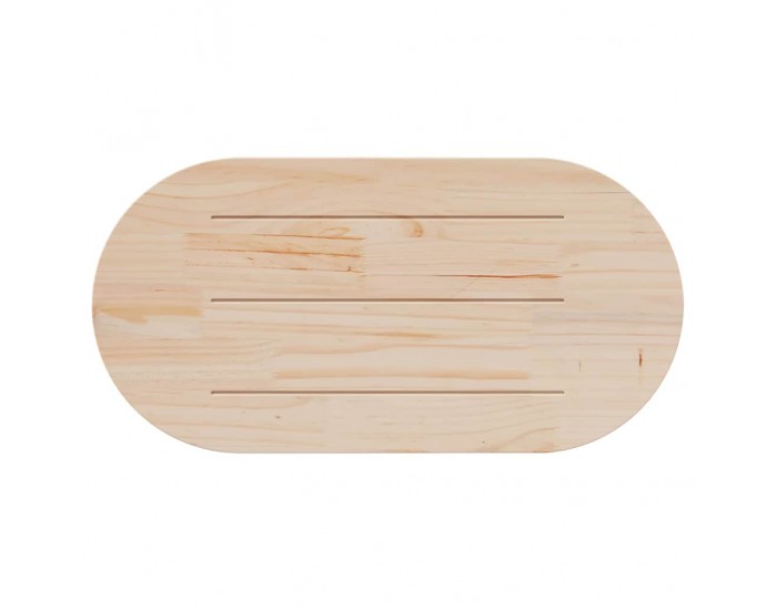 Sonata H Плот за маса 110x55x2,5 см, масивна дървесина, бор, овален