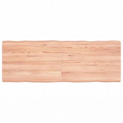 Sonata H Плот за маса светлокафяв 140x50x(2-6) см обработен масивен дъб - Piese pentru mese