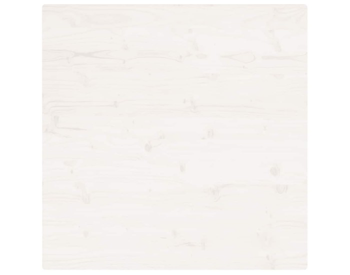 Sonata Blat de masă, alb, 70x70x2,5 cm, lemn masiv de pin, pătrat