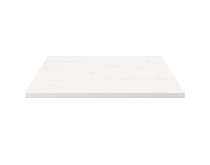 Sonata Blat de masă, alb, 70x70x2,5 cm, lemn masiv de pin, pătrat