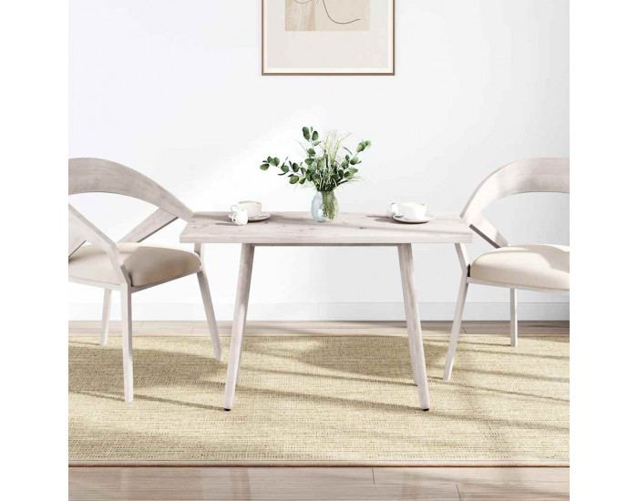 Sonata H Плот за маса, бял, 100x60x2,5 см, бор масив, правоъгълен