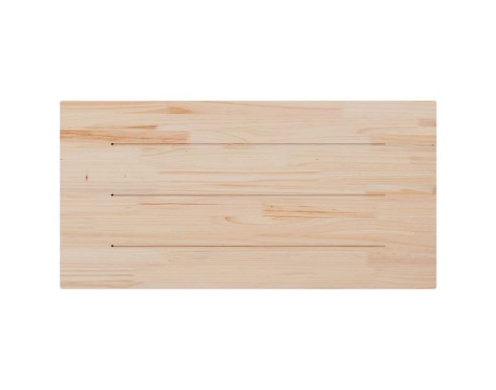 Sonata Blat de masă alb 110x60x2,5 cm lemn masiv de pin dreptunghiular