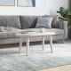 Sonata H Плот за маса, 70x35x2,5 см, бор масив, овален