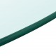 Sonata H Темпериран стъклен плот за кръгла маса, 600 мм
