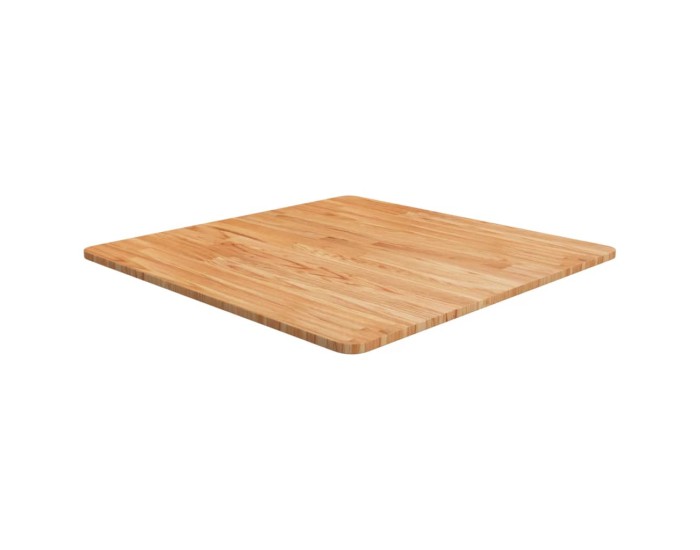 Sonata Blat masă pătrat maro deschis 70x70x1,5cm lemn stejar tratat