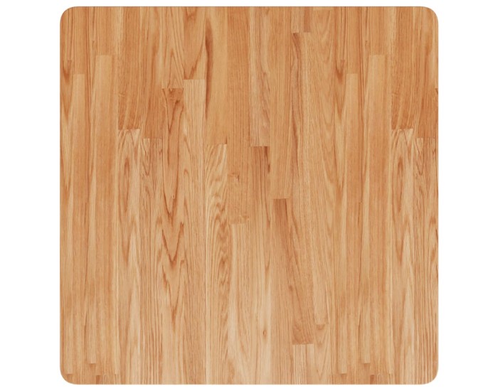 Sonata Blat masă pătrat maro deschis 70x70x1,5cm lemn stejar tratat