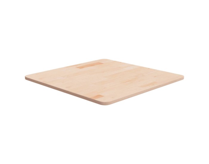 Sonata Blat de masă pătrat, 60x60x1,5 cm, lemn masiv stejar netratat