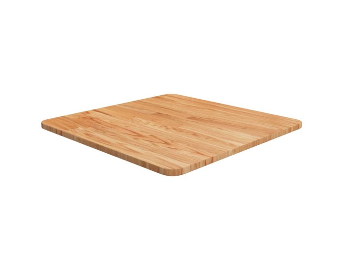 Sonata Blat masă pătrat maro deschis 50x50x1,5cm lemn stejar tratat
