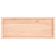 Sonata Blat de masă, 100x40x(2-4) cm, lemn masiv de stejar netratat