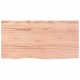 Sonata Blat de masă maro 80x40x(2-4) cm, lemn masiv stejar tratat