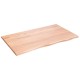 Sonata Blat masă maro deschis 100x60x2 cm, lemn masiv stejar tratat