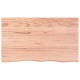 Sonata Blat masă maro deschis 100x60x2 cm, lemn masiv stejar tratat