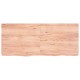 Sonata Blat de masă maro 140x60x(2-6) cm, lemn masiv stejar tratat