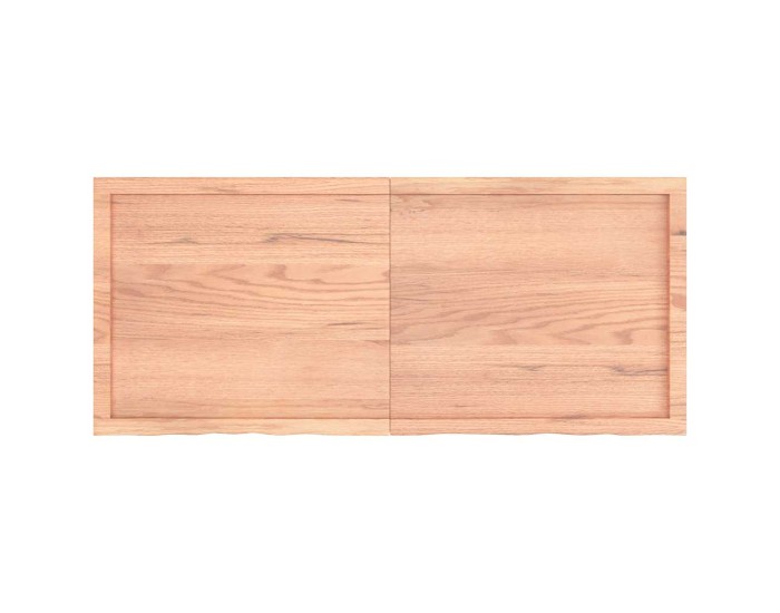 Sonata Blat de masă maro 140x60x(2-6) cm, lemn masiv stejar tratat