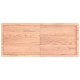 Sonata Blat de masă maro 140x60x(2-6) cm, lemn masiv stejar tratat
