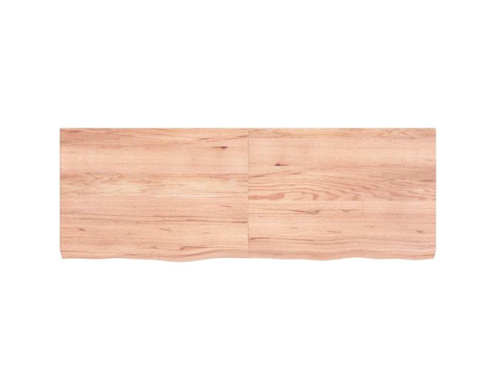 Sonata Blat de masă maro 140x50x(2-6) cm, lemn masiv stejar tratat