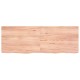 Sonata Blat de masă maro 140x50x(2-6) cm, lemn masiv stejar tratat