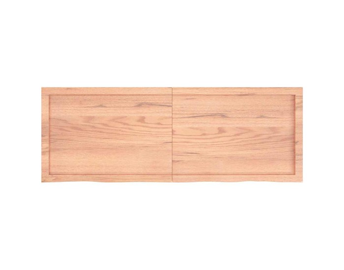 Sonata Blat de masă maro 140x50x(2-6) cm, lemn masiv stejar tratat