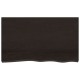 Sonata Blat de masă maro 100x60x(2-6) cm, lemn masiv stejar tratat
