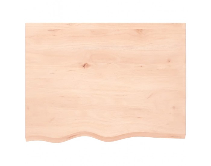 Sonata H Плот за маса, 80x60x(2-6) см, необработен масивен дъб
