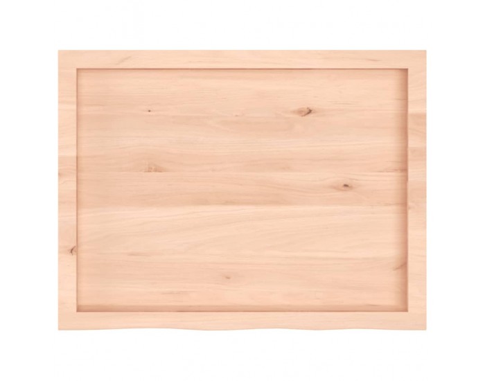 Sonata H Плот за маса, 80x60x(2-6) см, необработен масивен дъб