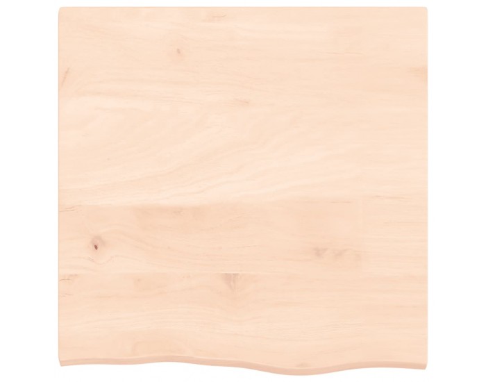 Sonata H Плот за маса, 60x60x2 см, необработен масивен дъб