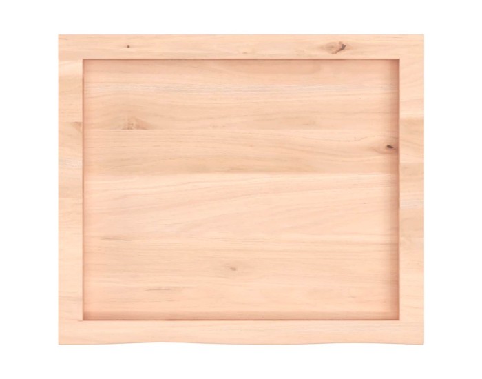 Sonata Blat de masă, 60x50x(2-4) cm, lemn masiv de stejar netratat
