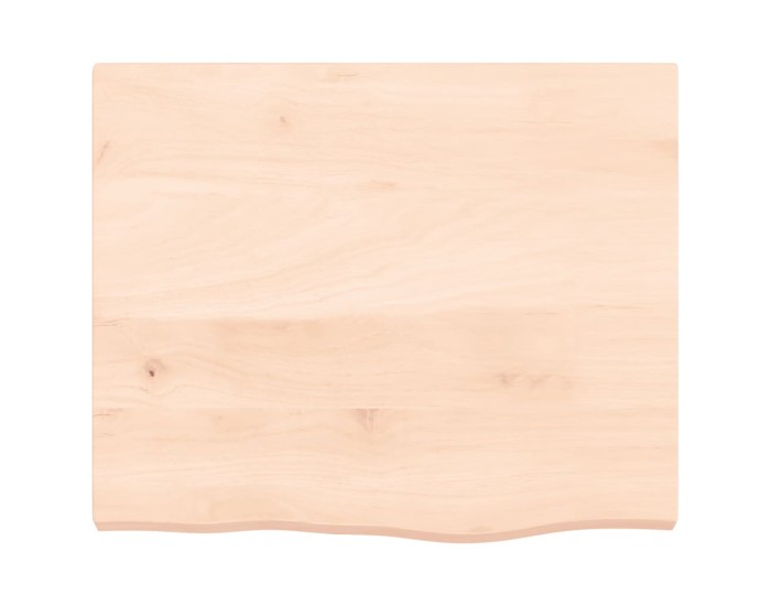 Sonata Blat de masă, 60x50x(2-4) cm, lemn masiv de stejar netratat