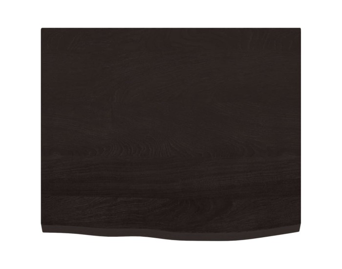 Sonata Blat de masă maro închis 60x50x2cm, lemn masiv de stejar tratat